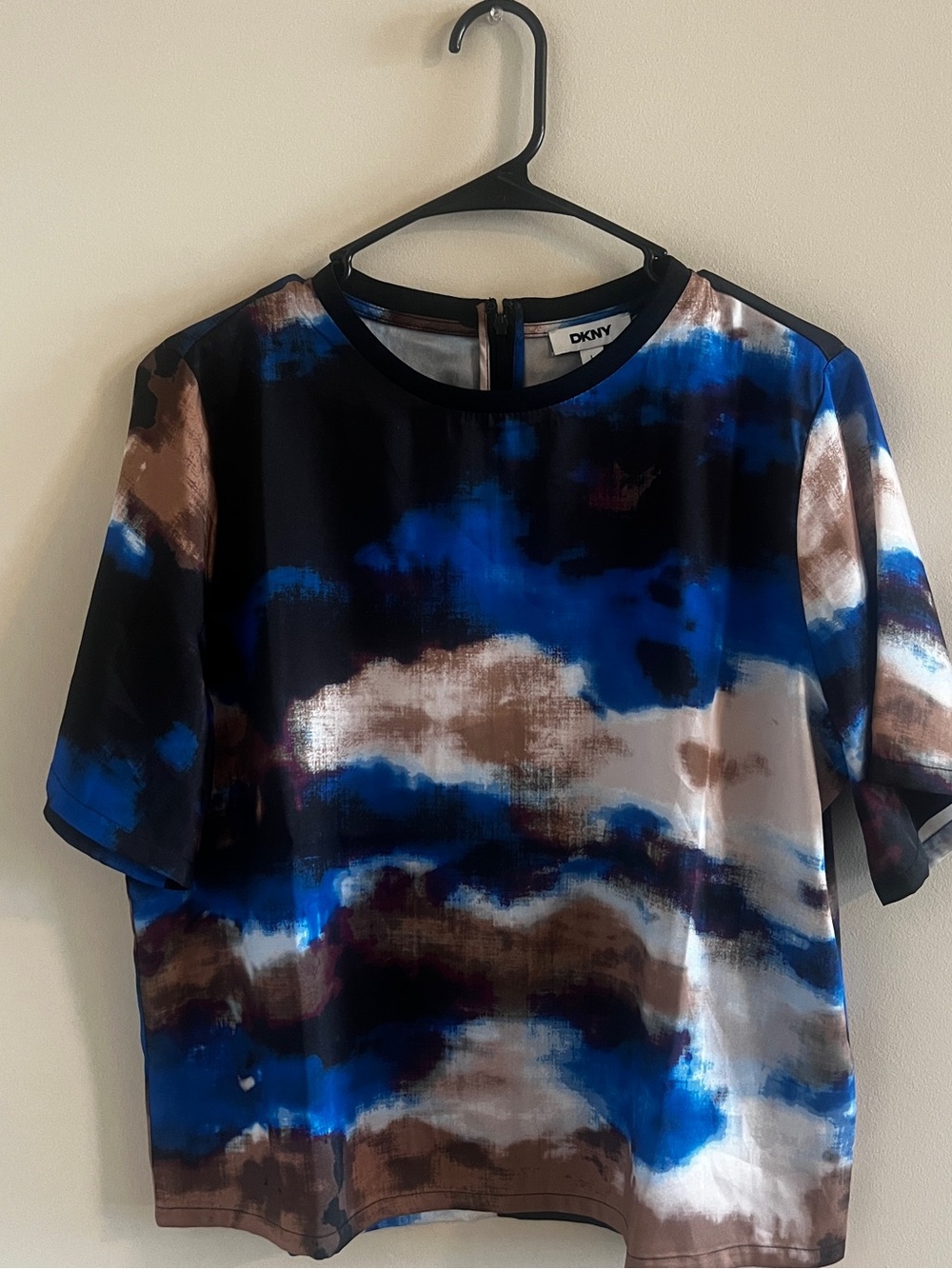 DKNY Abstract Print Top